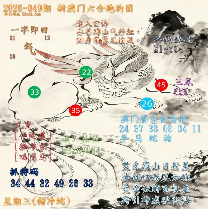 新澳门六合跑马图049期