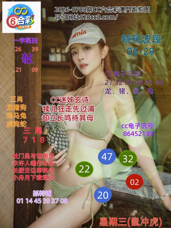 CC六合澳门跑马图0708期